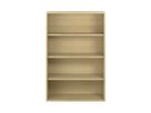 Pureo Regalschrank offen Furnier, mit 3 Einlegeböden, B 100 x H 150 x T 60 cm