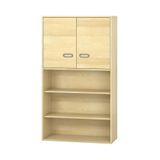 444.014.117K - Pureo Türenschrank unten offen, Furnier
mit 3 Einlegeböden
B 100 x H 175 x T 42 cm