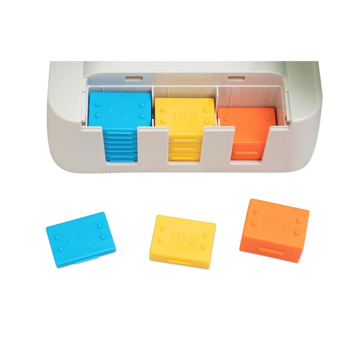 Balancewaage mit Gewichten