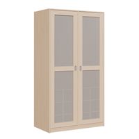 Liegepolsterschrank zweitürig
mit Lochblechtüren, für 12 Matrazen
B 123 x H 227 x T 67 cm