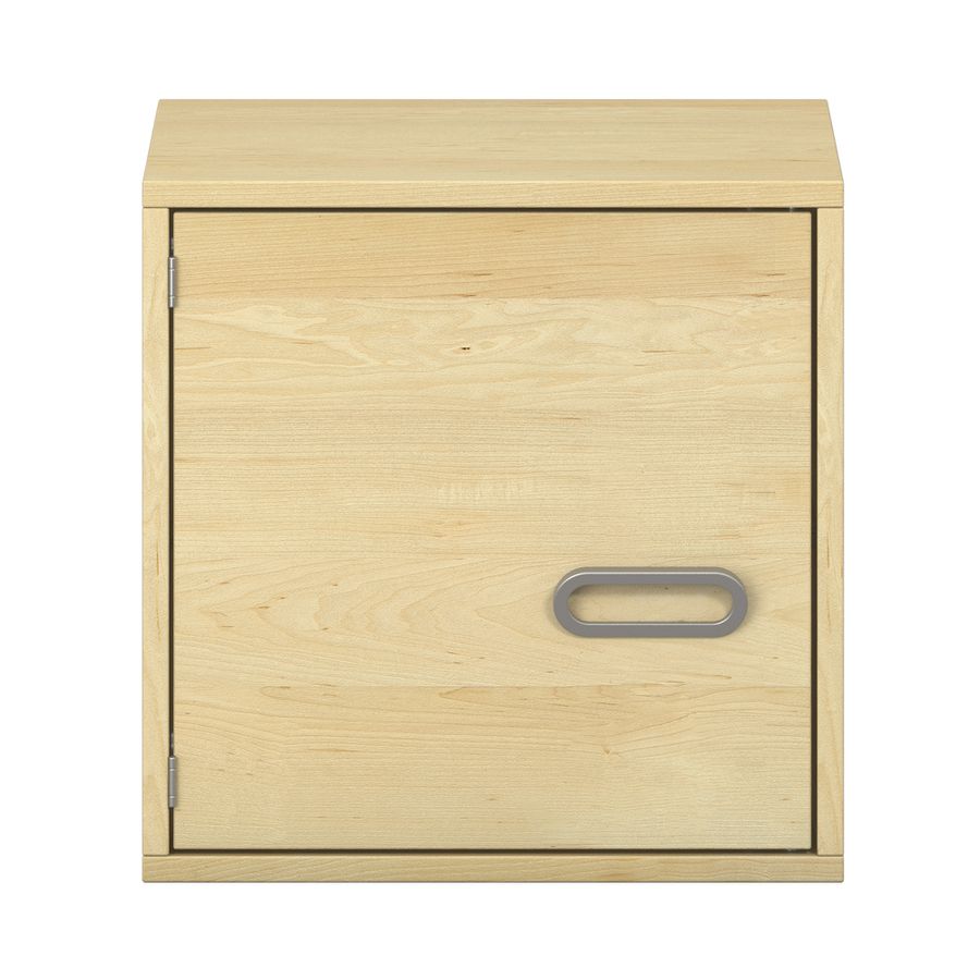 Pureo Hängeschrank mit Tür links, Furnier, mit 1 Einlegeboden, B 50 x H 50 x T 42 cm