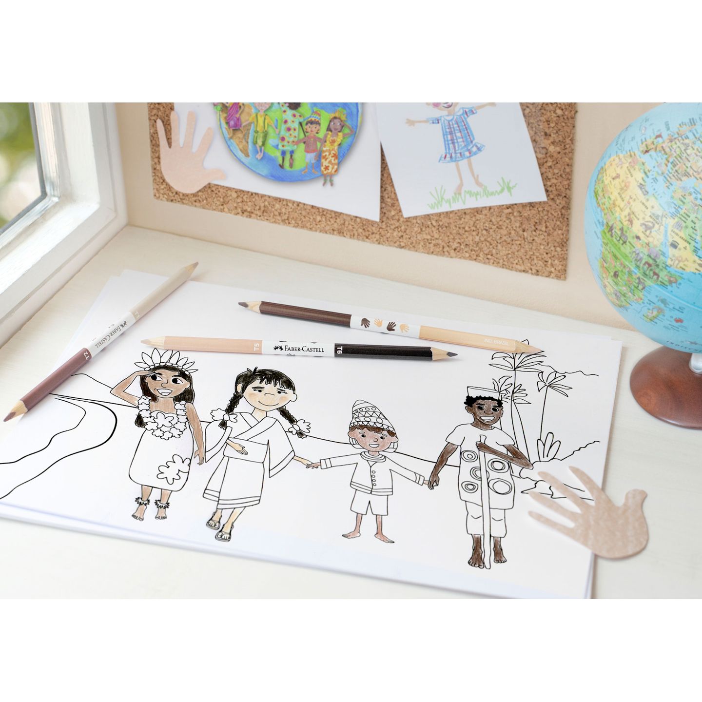 Children of the World Buntstifte in Hautfarben