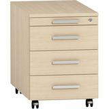 445.176.257K - Rollcontainer 1/3/3/3, B 43 x H 62,5 x T 60 cm