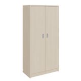 460.002.006K - Doppeltürenschrank mit Sockel, ohne Mittelwand, mit 4 Einlegeböden, B 78 x H 160 x T 40 cm