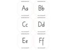 Einsteckkarten Alphabet Basisschrift, 5 Bogen