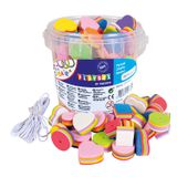 200.066.310 - Moosgummi-Perlen, 100 Stk.