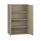 444.012.083K - Pureo Doppeltürenschrank Dekor, 3 Einlegeböden, B 100 x H 150 x T 60 cm