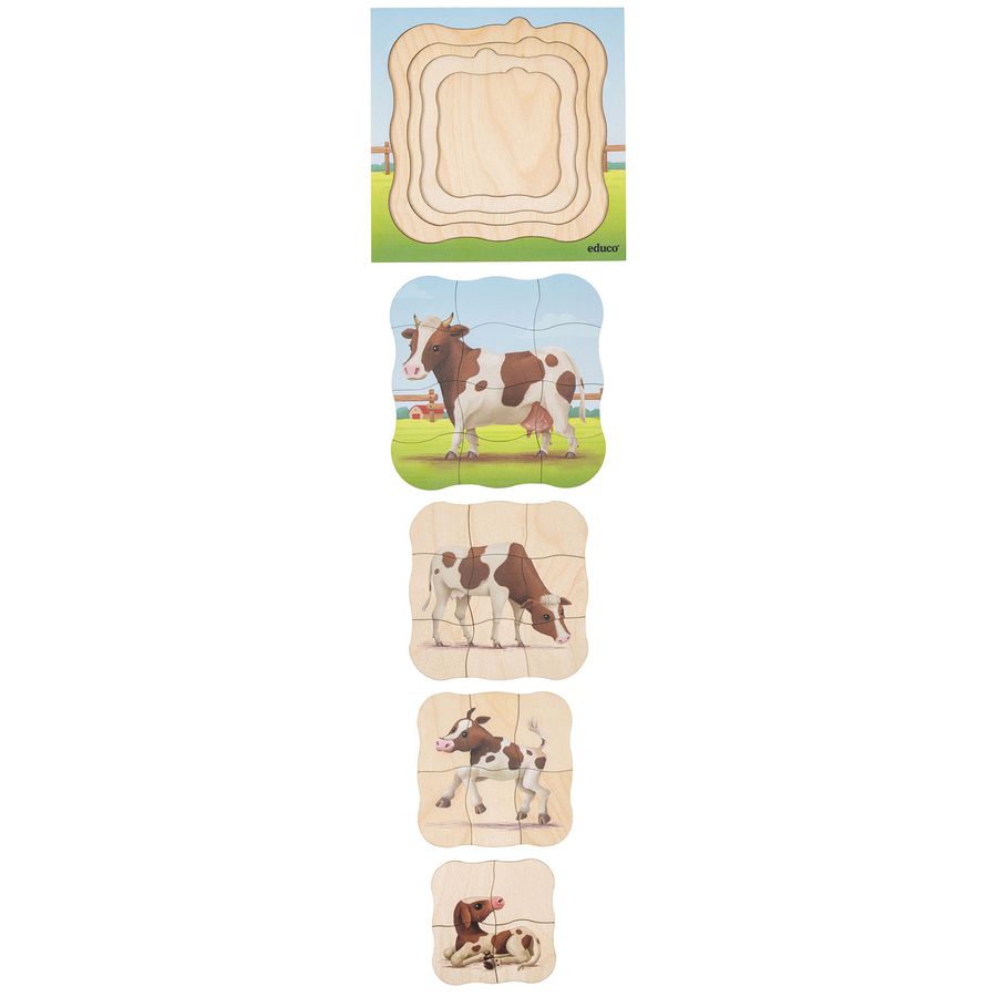 Lagenpuzzle Kuh