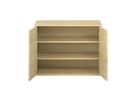 Pureo Doppeltürenschrank Furnier, B 100 x H 75 x T 60 cm