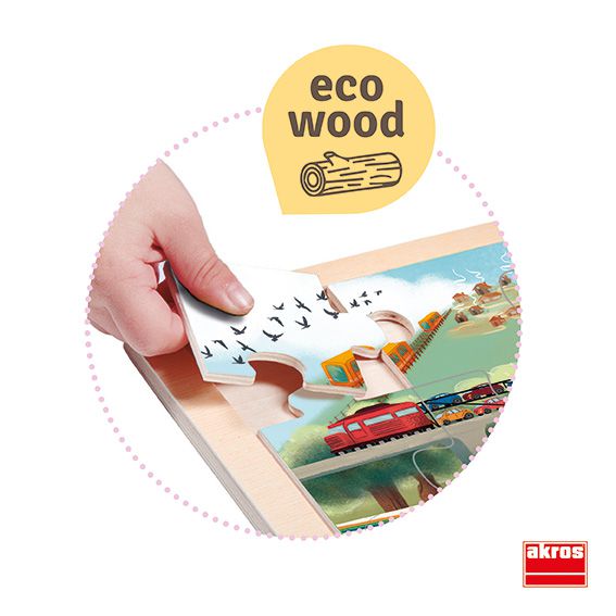 Puzzles Transport, 4x 35 Teile