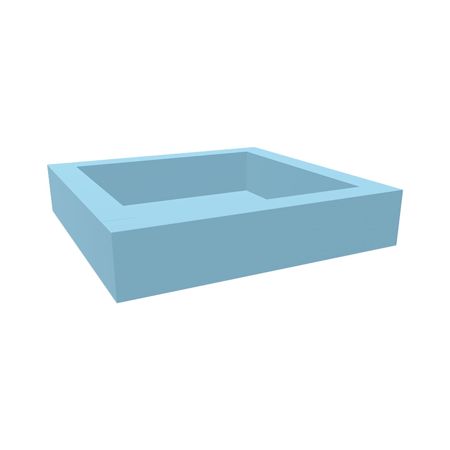 Ballbad quadratisch, L 200 x B 200 x H 40 cm