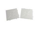 Steckplatte Quadrat 15x15 cm, transparent