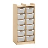 444.840.317 - Stauraumschrank für 12 Kunststoffboxen