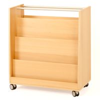 Bücherwagen in Dekor, B 80 x H 90 x T 40 cm