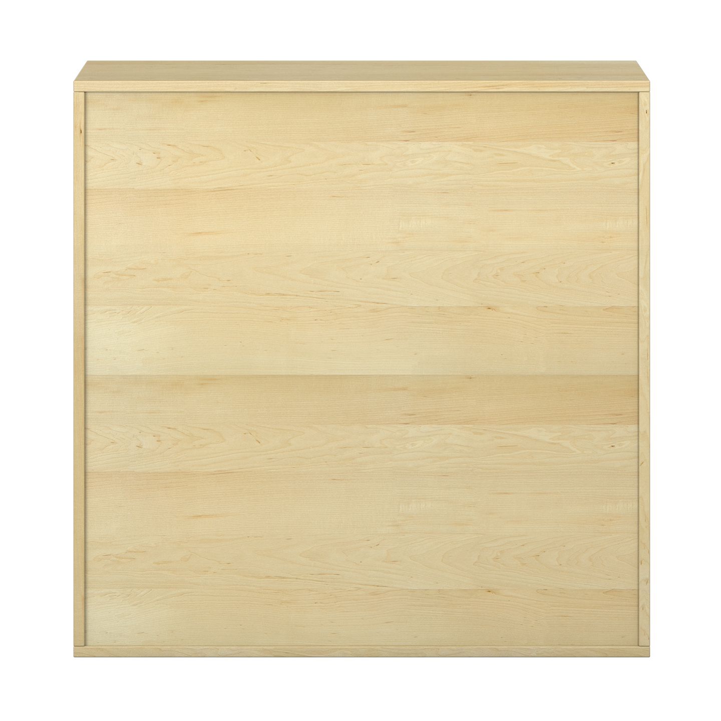 Pureo Regalschrank offen Furnier, mit 2 Einlegeböden, B 100 x H 100 x T 42 cm