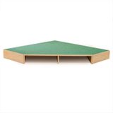 410.012.066K - Eckpodest gross, B 175 x H 20 x T 175 cm