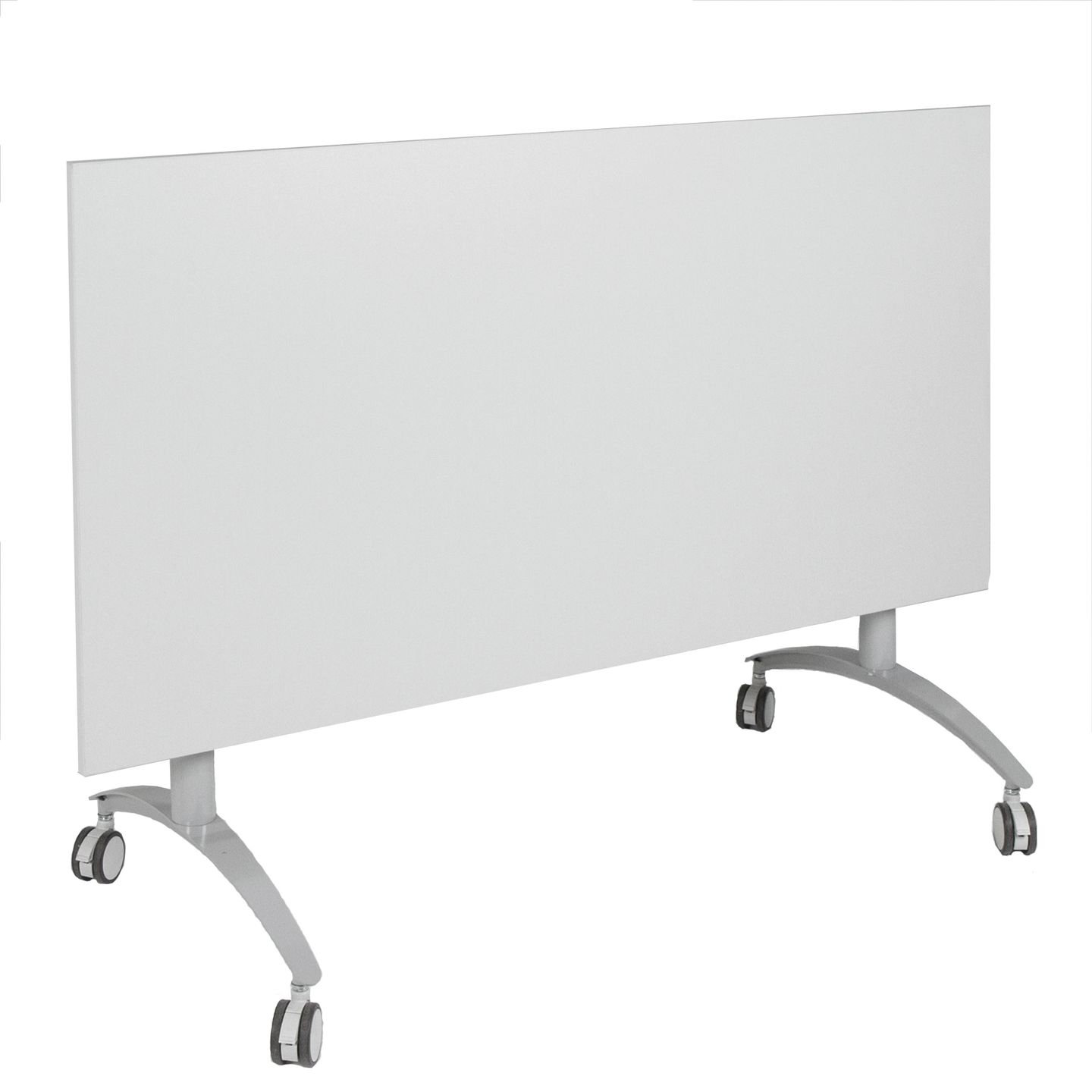 Seitenklapptisch fahrbar, B 140 x H 72 x T 70 cm