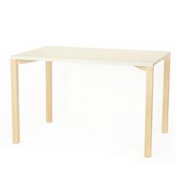 Forma-Tisch rechteckig mit HPL-Belag und Filzgleiter, B 120 x H 70,5 x T 80 cm