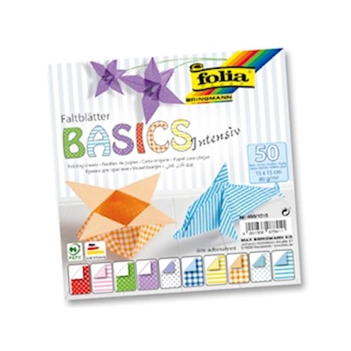 Faltblätter Basic intensiv, 50 Stk.