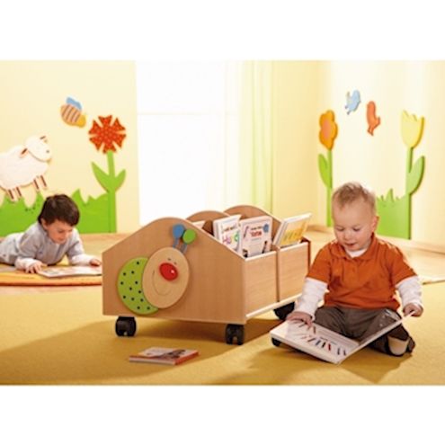 Bücherkiste klein, Buche-Echtholz, Höhe 40 cm