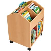 Bücherkiste gross, Buche-Echtholz, Höhe 78 cm