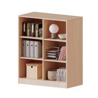 Regal mit Sockel mit Mittelwand, 4 Einlegeböden, B 100 x H 118 x T 40 cm