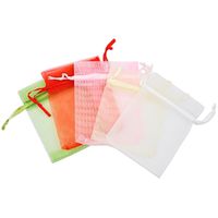 Beutel Organza maigrün, 6 Stk.