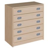 460.002.187K - Schrank mit 5 Schubladen, B 102 x H 80 x T 40 cm