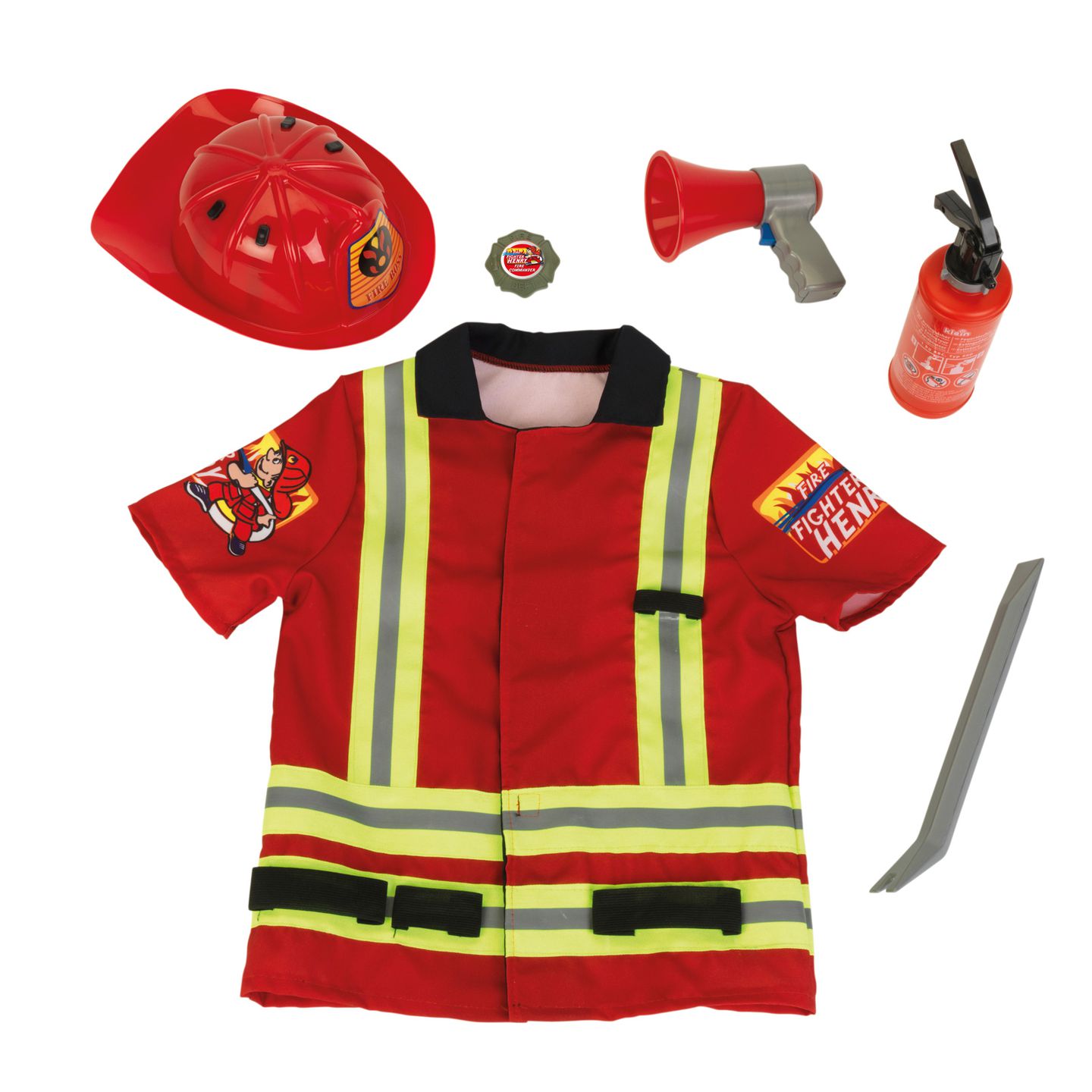Feuerwehrkostüm mit Zubehör