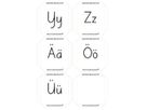 Einsteckkarten Alphabet Basisschrift, 5 Bogen