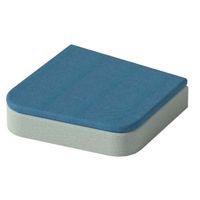 Podest klein mit Stoffbezug, L 44 x B 45 x H 11 cm
