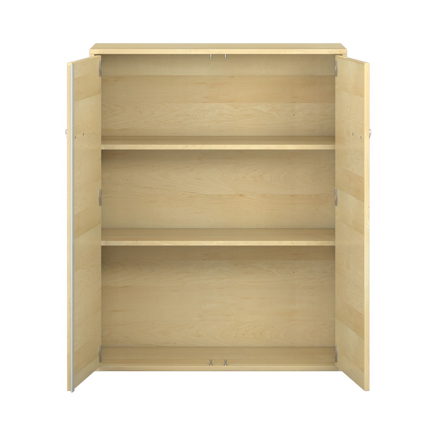 Pureo Doppeltürenschrank Furnier, B 100 x H 125 x T 42 cm