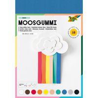 Moosgummiplatten 20 x 29 cm 10 Farben