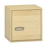 444.011.971K - Pureo Hängeschrank mit Tür rechts, Furnier, mit 1 Einlegeboden, B 50 x H 50 x T 42 cm