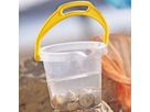 Transparenter Eimer