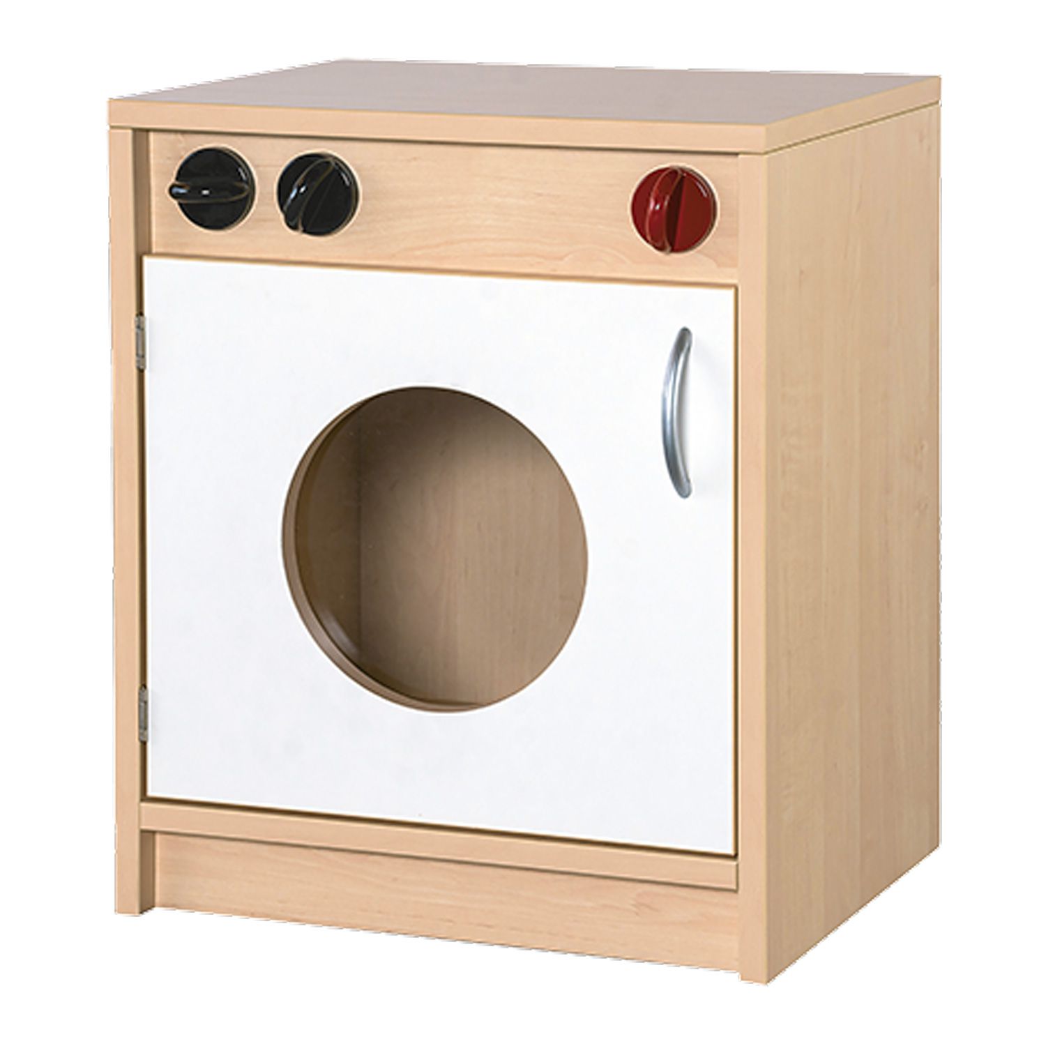 Spielwaschmaschine mit Tür weiss