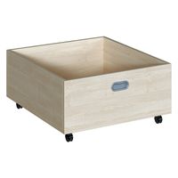 Rollkasten für Podesten mit Höhe 35 cm in Buche hell B 62 x H 31 x T 66 cm