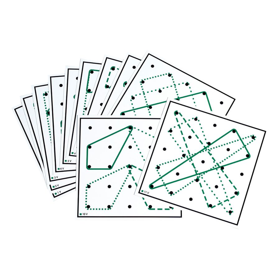 Geoboard Arbeitskarten, Set 2