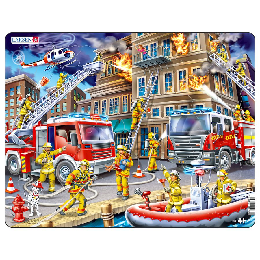 Feuerwehr, Puzzle 45 Teile