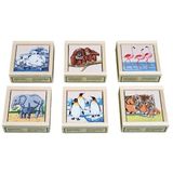104.000.900 - Klötzlipuzzle Zootiere klein, 9teilig