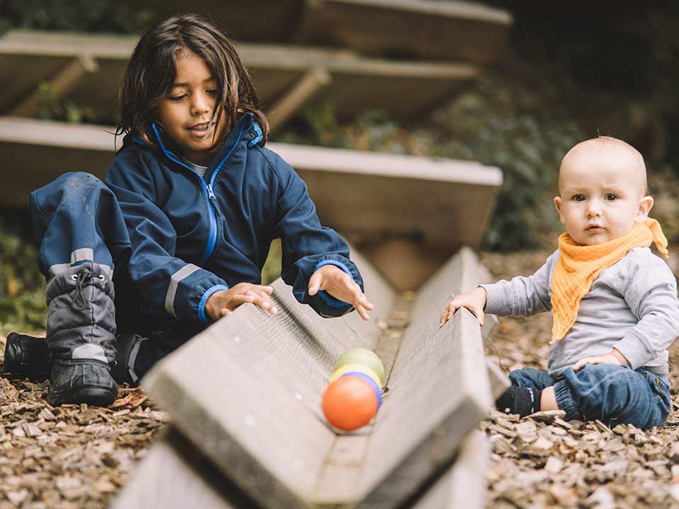 Geschützter Spielraum für Kinder
