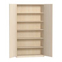 Doppeltürenschrank Variado mit Sockel und 5 Einlegeböden, B 100 x H 227,8 x T 45,5 cm