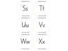 Einsteckkarten Alphabet Basisschrift, 5 Bogen