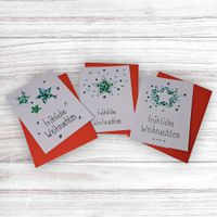 Weihnachtskarte Stern