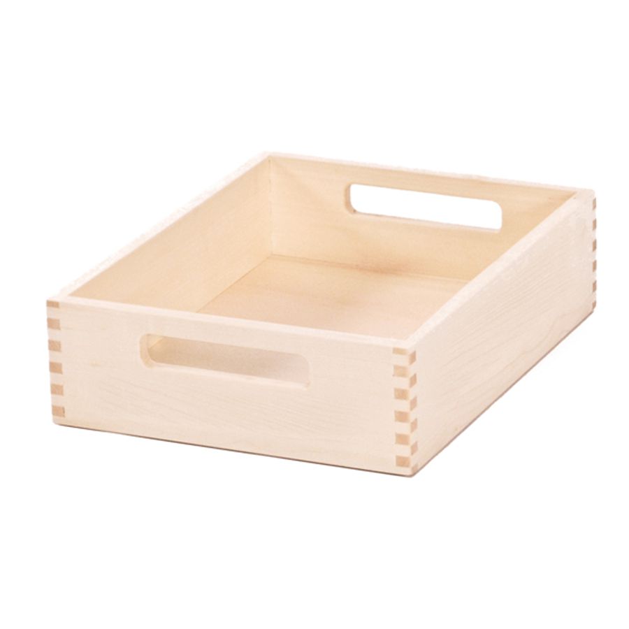 Eigentumskasten gross, B 27 x H 9,2 x T 34,5 cm, Birke massiv