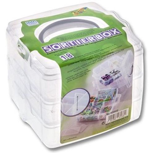 Sortierbox transparent 15 x 15 x 12,5 cm