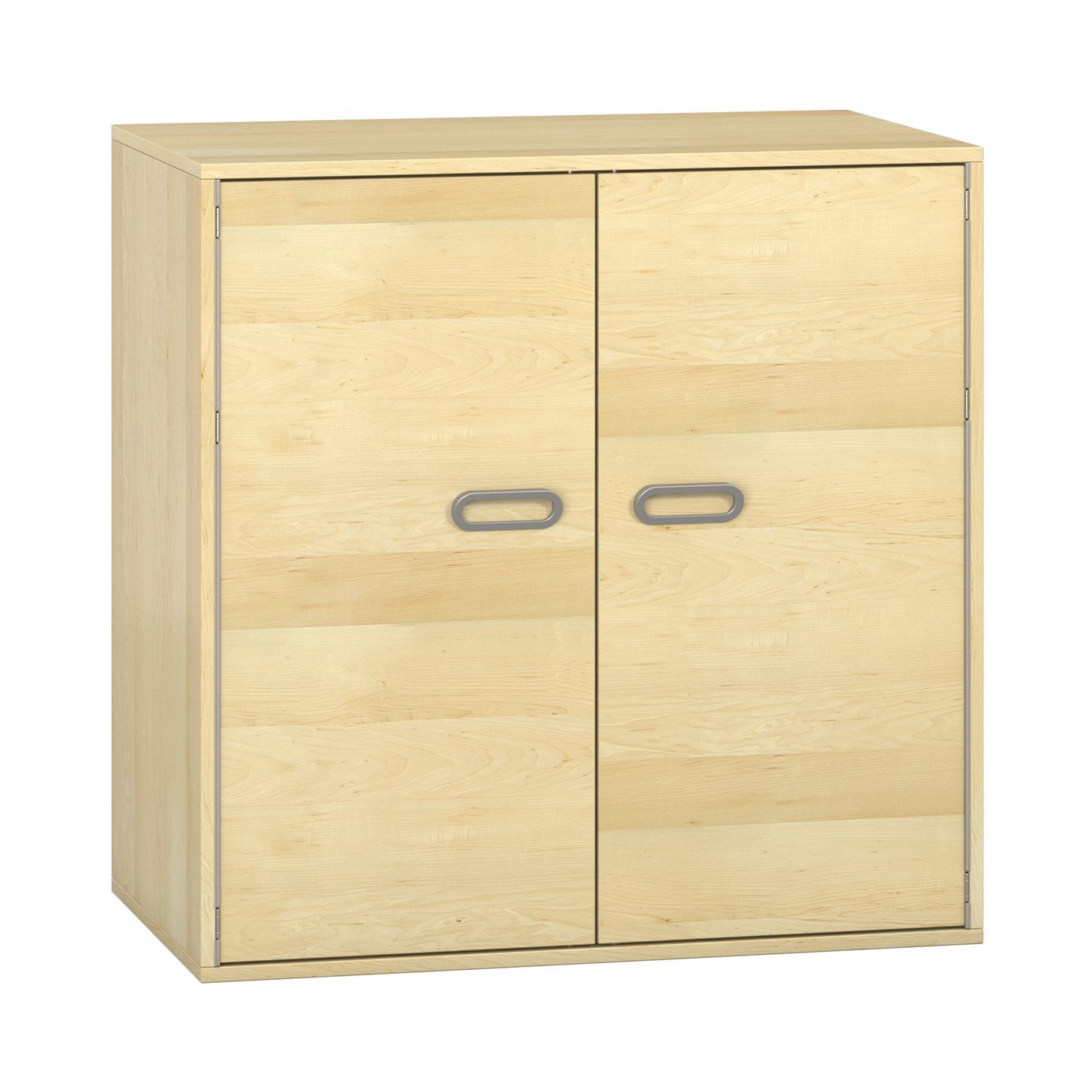 Pureo Doppeltürenschrank Furnier, B 100 x H 100 x T 60 cm