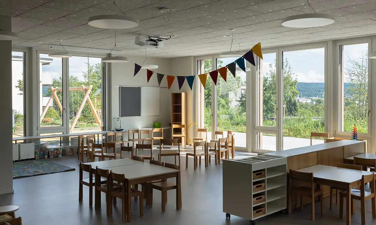 ProSpiel Ausstattung vom neuen Dopplekindergarten Oettwil