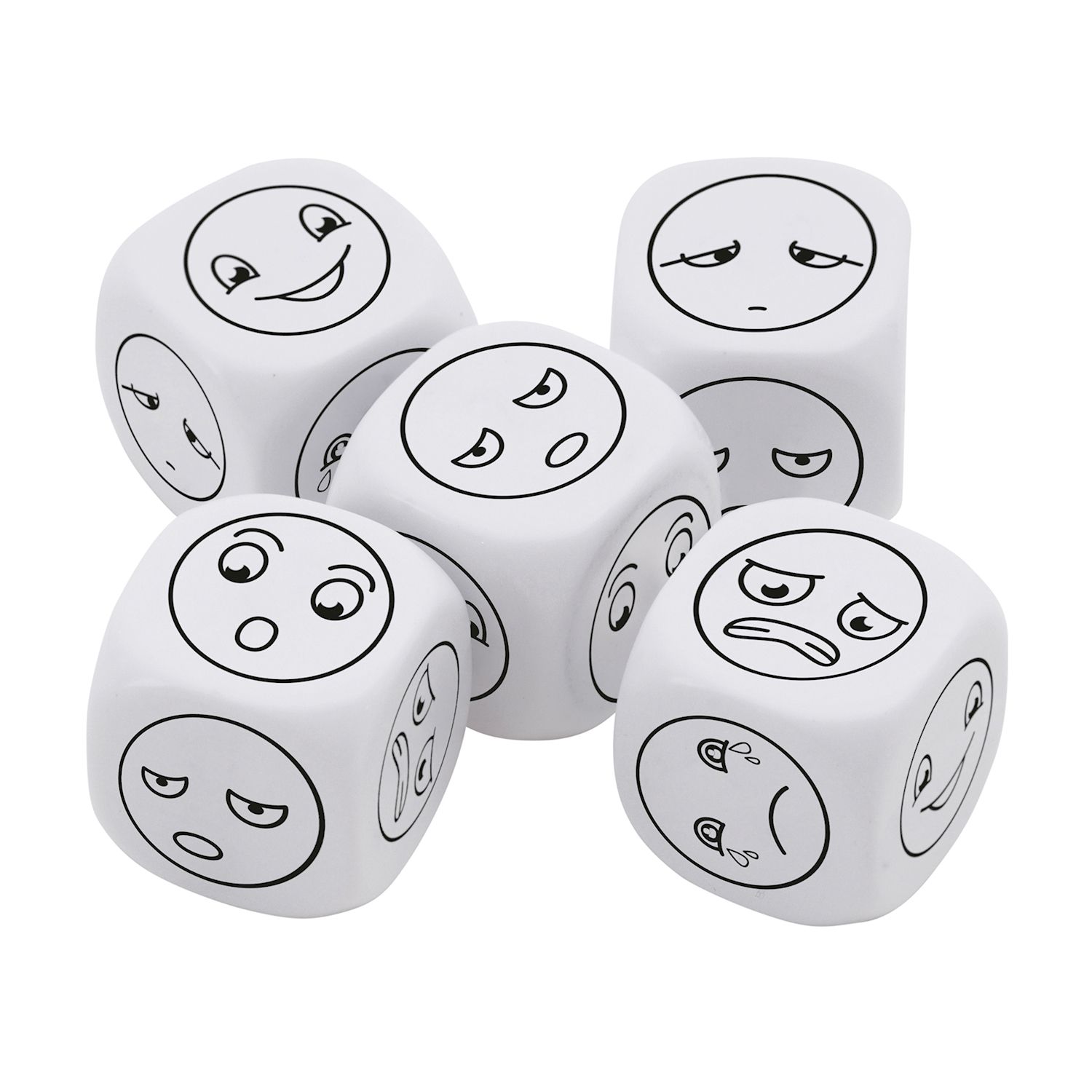 Würfel-Set Emotionen, 5 Stück