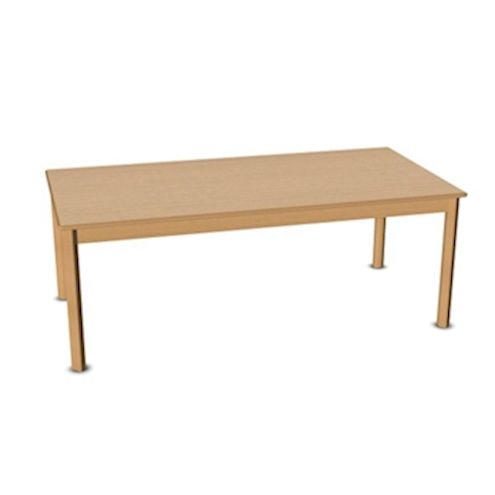 Rechteck-Tisch, B 128 x H 59 x T 160 cm, Bche hell